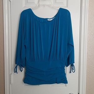 Teal blouse